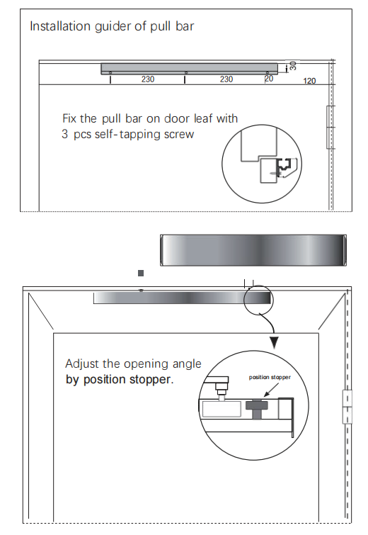 How to Adjust Opening Angle and Speed for the S4A ED100 Automatic Door Opener?