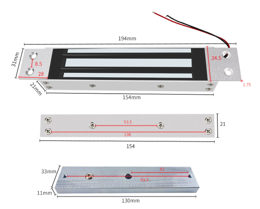 Mortise Electromagnetic Locks