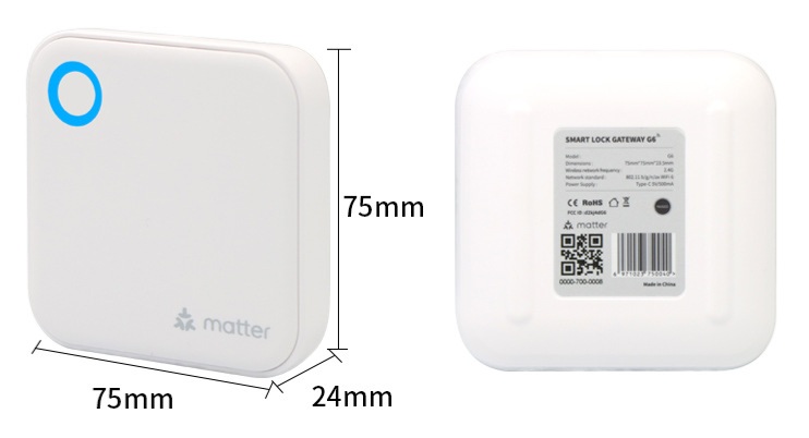 G6 TTLock Matter Gateway Smart WiFi Gateway for Electronic Door Lock