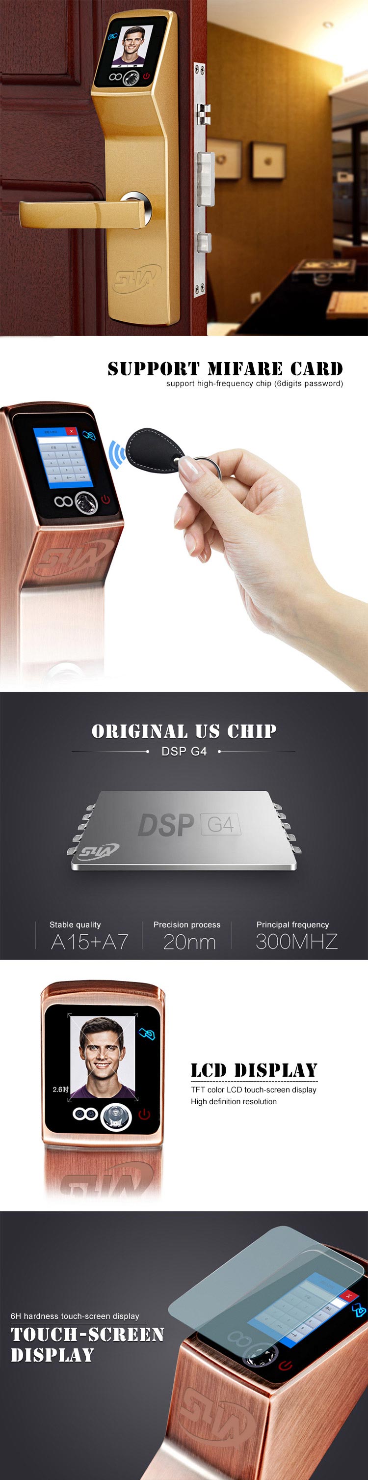 Face Recognition Standalone door lock-Iface 304 Face Recognition Standalone door lock-Iface 304