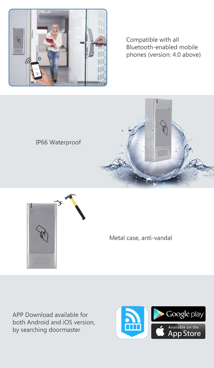 Bluetooth Rfid Reader For Access Cotrol System,Intelligent Access