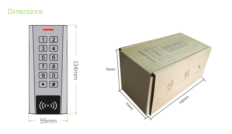 Bluetooth Metal Access Control Bluetooth Metal Access Control
