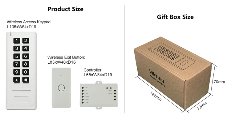 Wireless Keypad Access Control