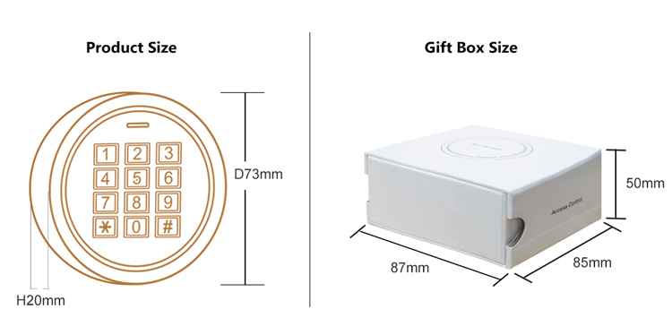 Waterproof Metal Access Control