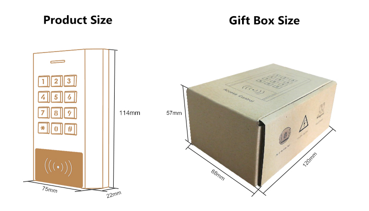 Waterproof Metal Access Control Waterproof Metal Access Control