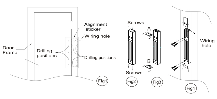 Door Handle Magnetic lock Door Handle Magnetic lock
