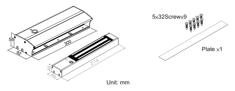 Door Handle Magnetic lock Door Handle Magnetic lock