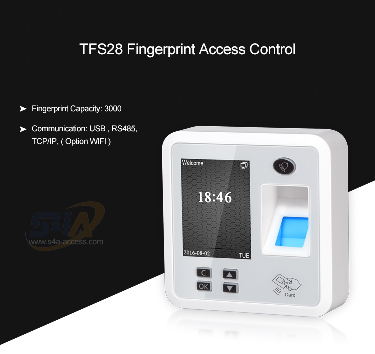 Swipe card, fingerprint access control lock- TFS28