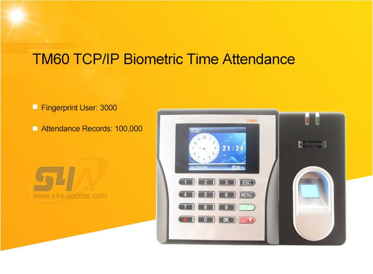 TCP/IP Biometric Time Attendance-TM60 TCP/IP Biometric Time Attendance-TM60