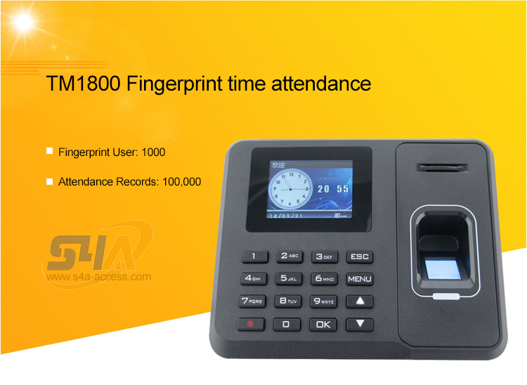 Fingerprint Time Attendance Access Control Integrated Machine-TM1800 Fingerprint Time Attendance Access Control Integrated Machine-TM1800
