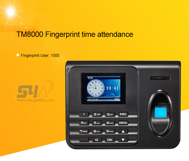 Fingerprint Time Attendance Access Control System-TM8000