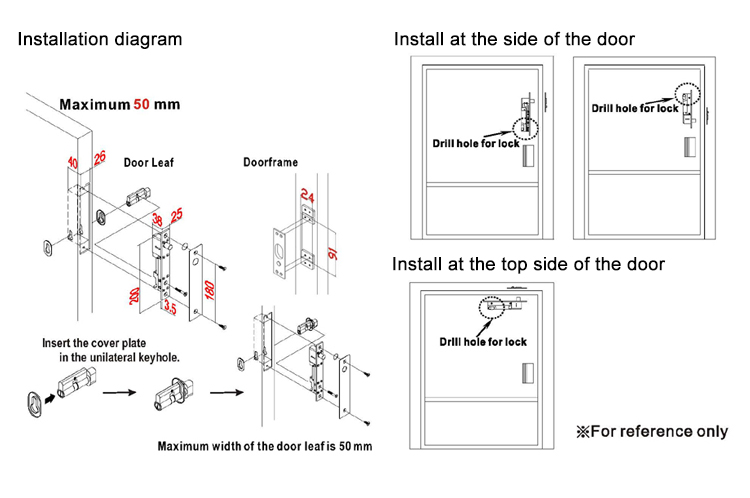 Dead Bolt Lock (all purpose type)