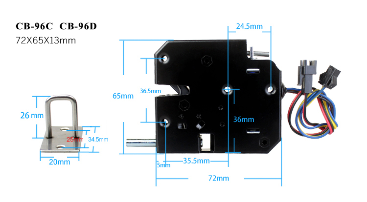 Micro locker door electronic lock