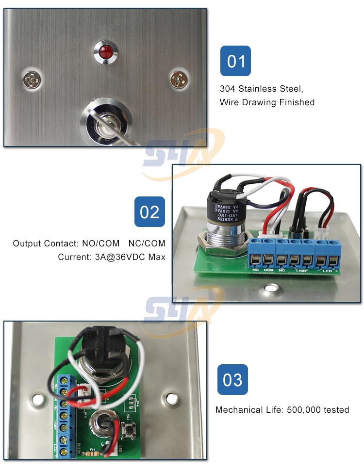 Metal anti-duplication door lock with key
