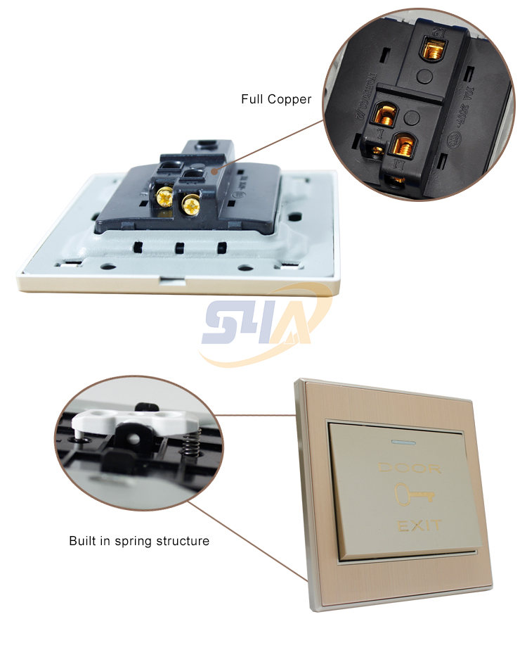 Plastic access Exit Button-EB-1404