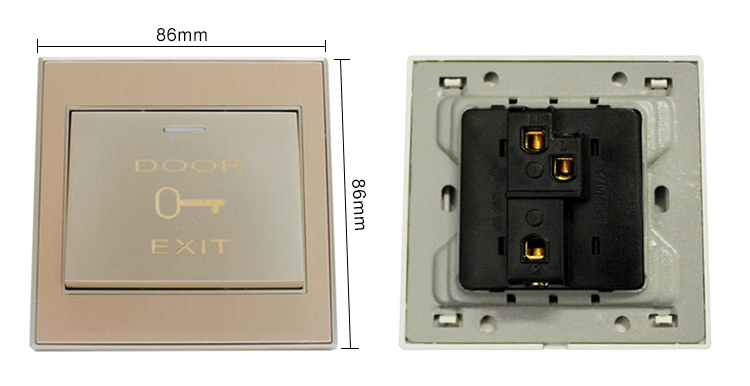 Plastic access Exit Button-EB-1404