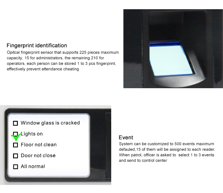Real Time Fingerprint Guard tour probe