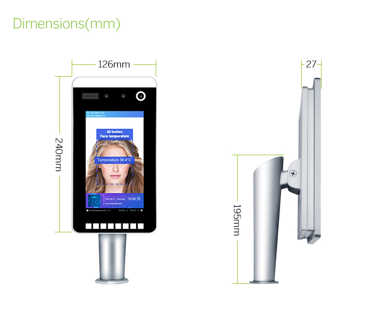 Face Recognition Temperature Measurement System