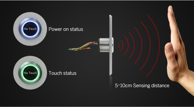 Touchless Sensor Exit Button