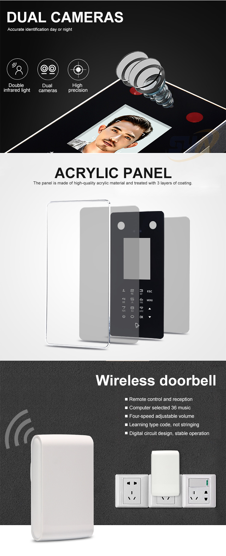 Face recognition access control-T301 Face recognition access control-T301