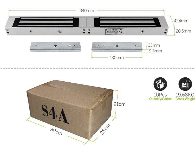 Residential door electromagnetic lock
