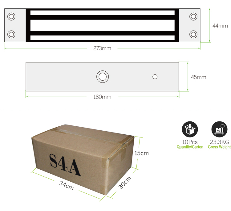 embedded magnetic door lock kit