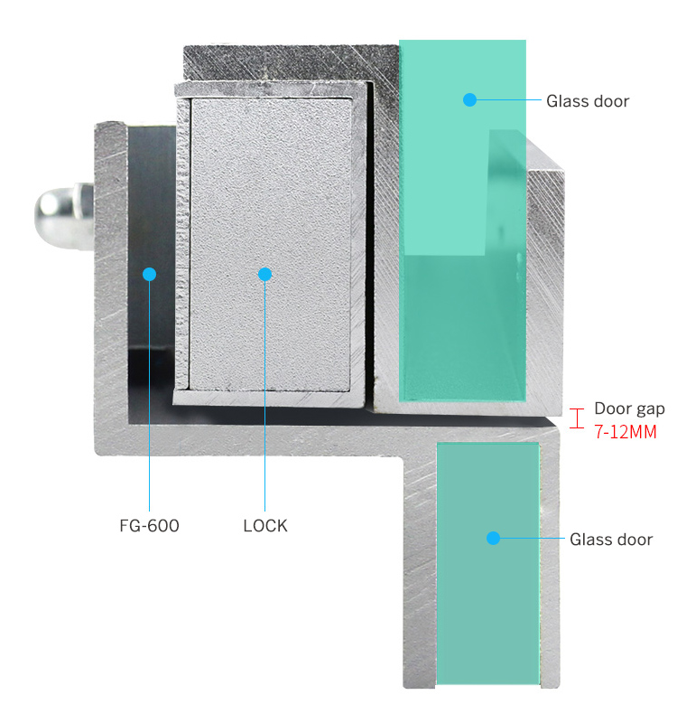 Bracket for Glass Door