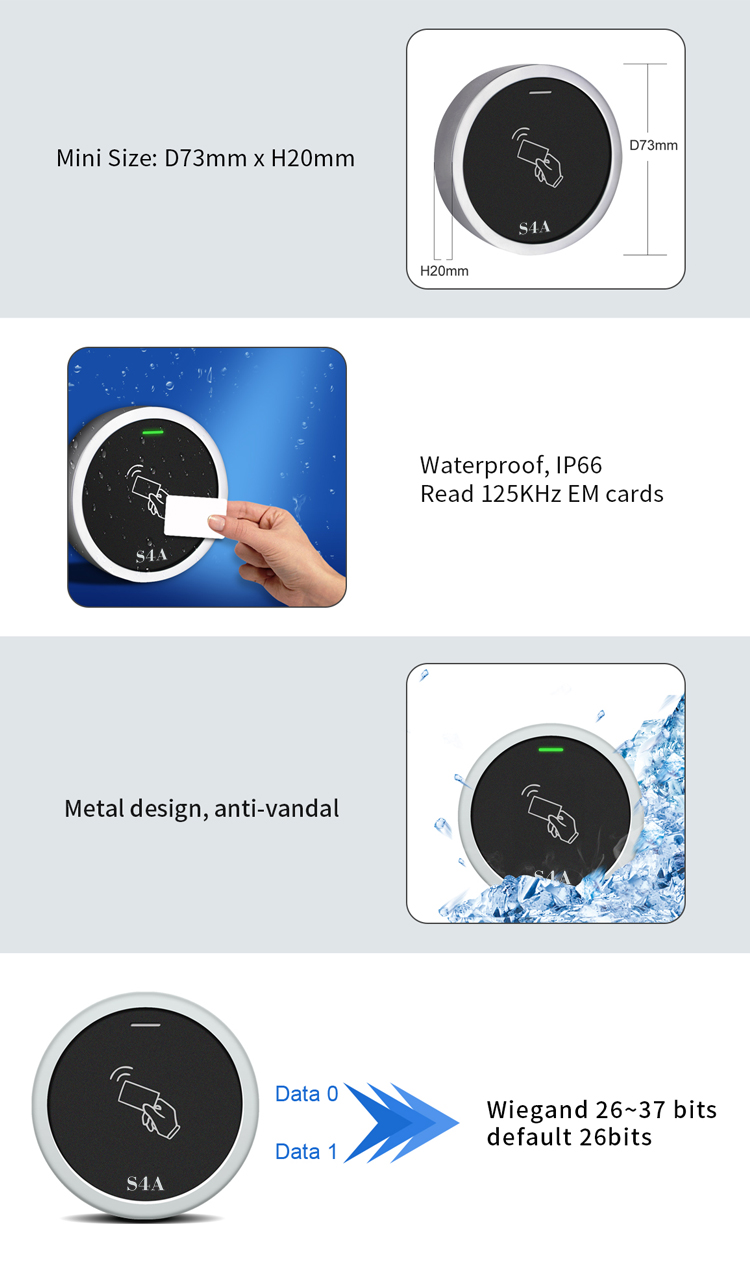 Metal rfid card reader Metal rfid card reader