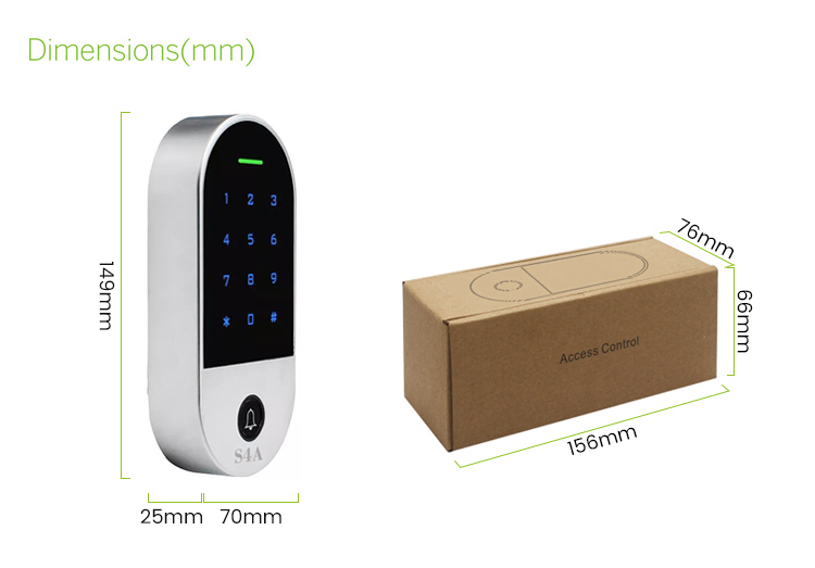 OEM Manufacturer Tuya Smart Bluetooth Access Control Reader S4A Access