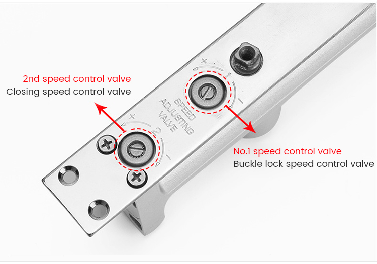 Concealed door closer