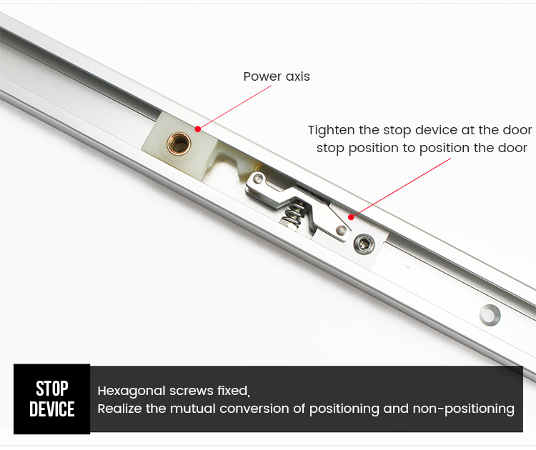 Concealed door closer