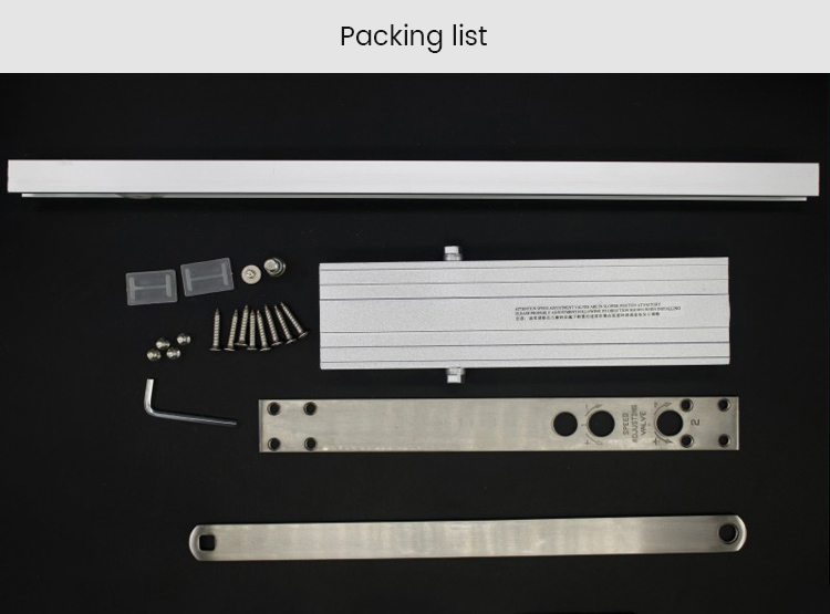 Concealed door closer