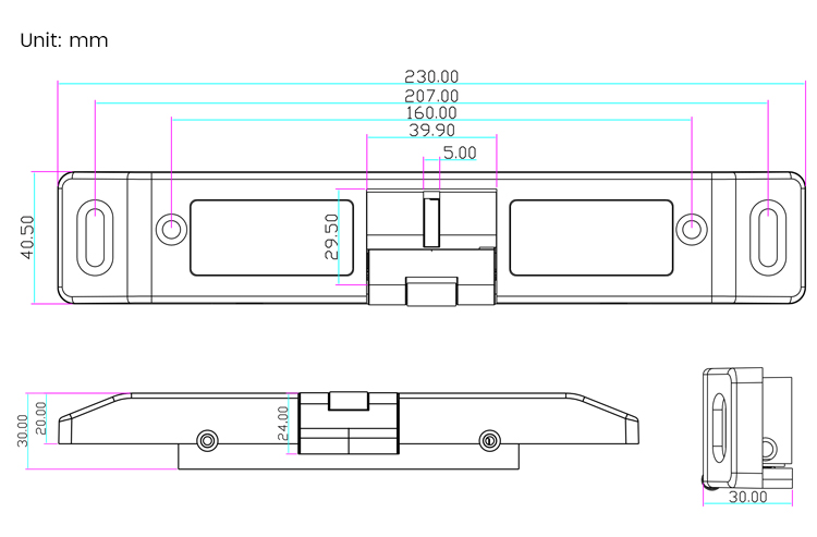 Electric Strike Push Rod Lock