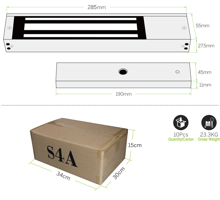 12V/24V Magnetic Door Lock
