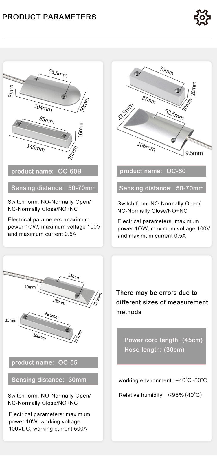 Magnetic Reed Switch  
