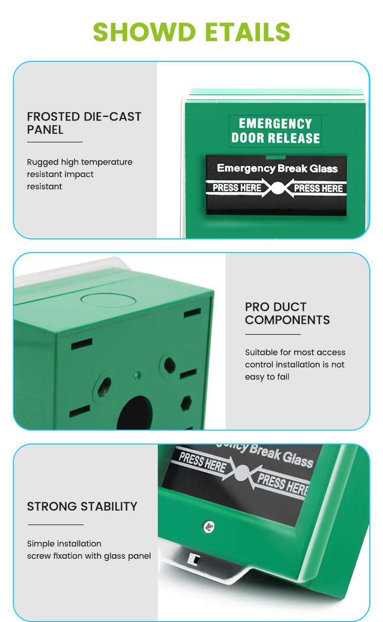 Access Control Emergency Door Open Button