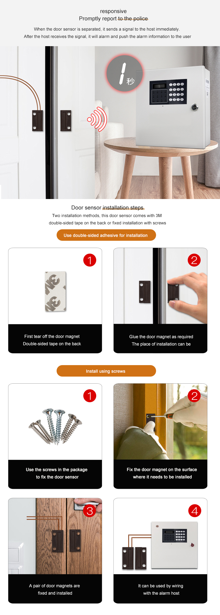 Recessed Magnetic Contact Switch Recessed Magnetic Contact Switch