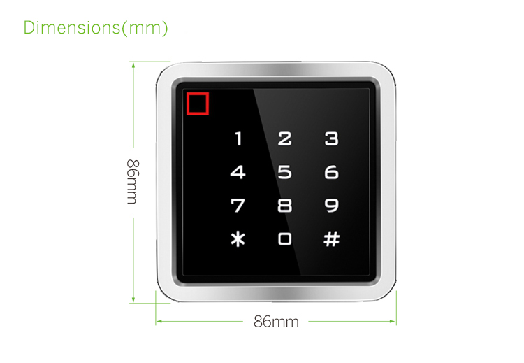 bluetooth keypad Access Control 