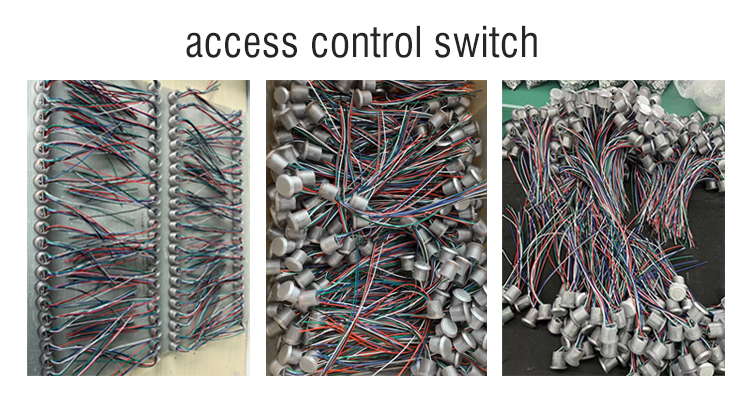 Self-resetting concealed access control switch