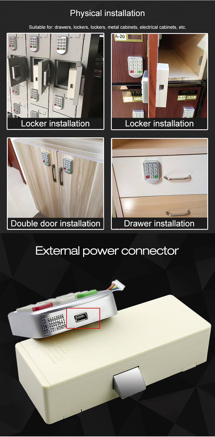 Gym Locker Lock Electronic Lock,Intelligent Access Control System S4A