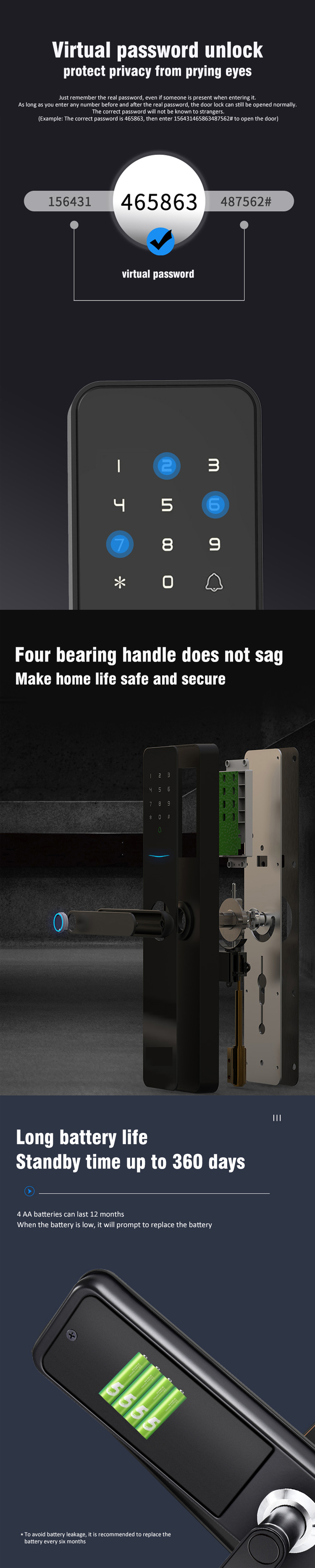 Tuya smart password lock Tuya smart password lock