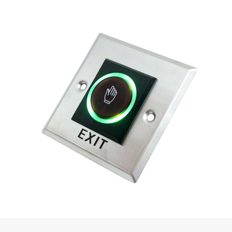Touch exit button
