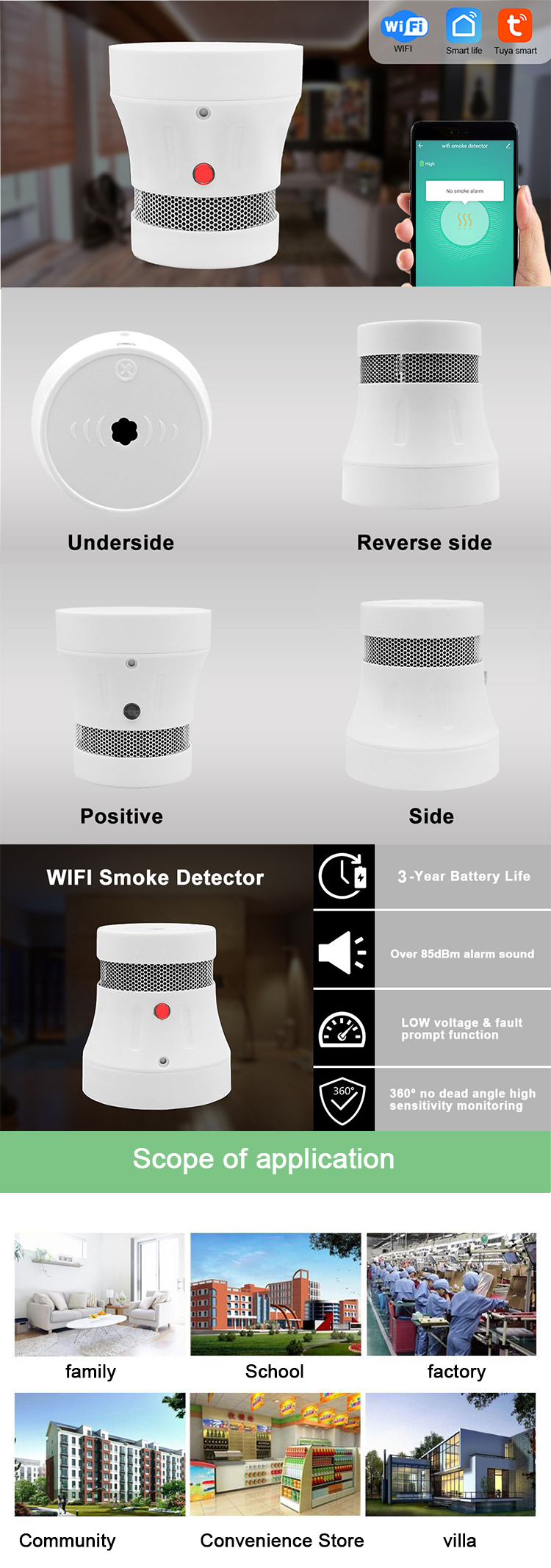 Tuya Smoke Detector