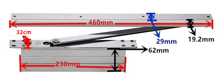 Concealed Door Closer