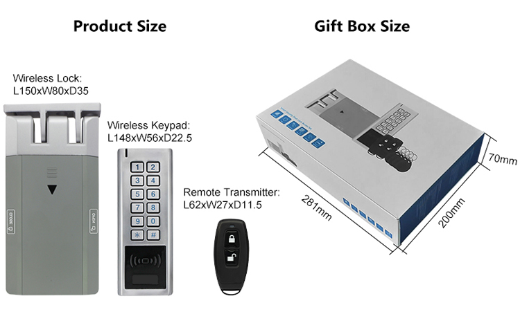 Wireless Keypad Door Lock