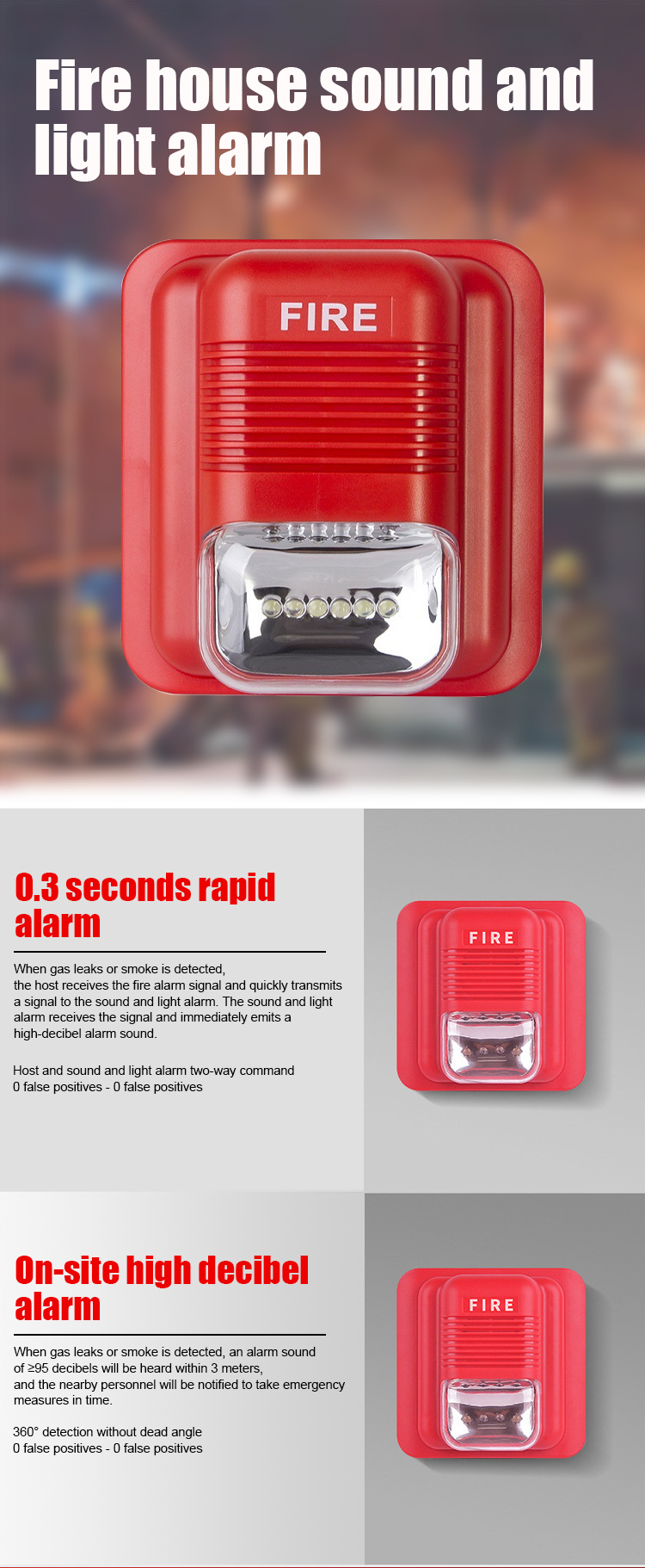Siren Strobe Fire Alarm