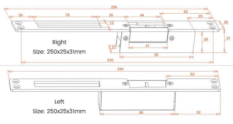 Electric Door Strike Lock
