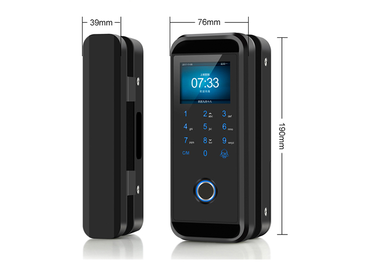 Biometric Glass Door Lock