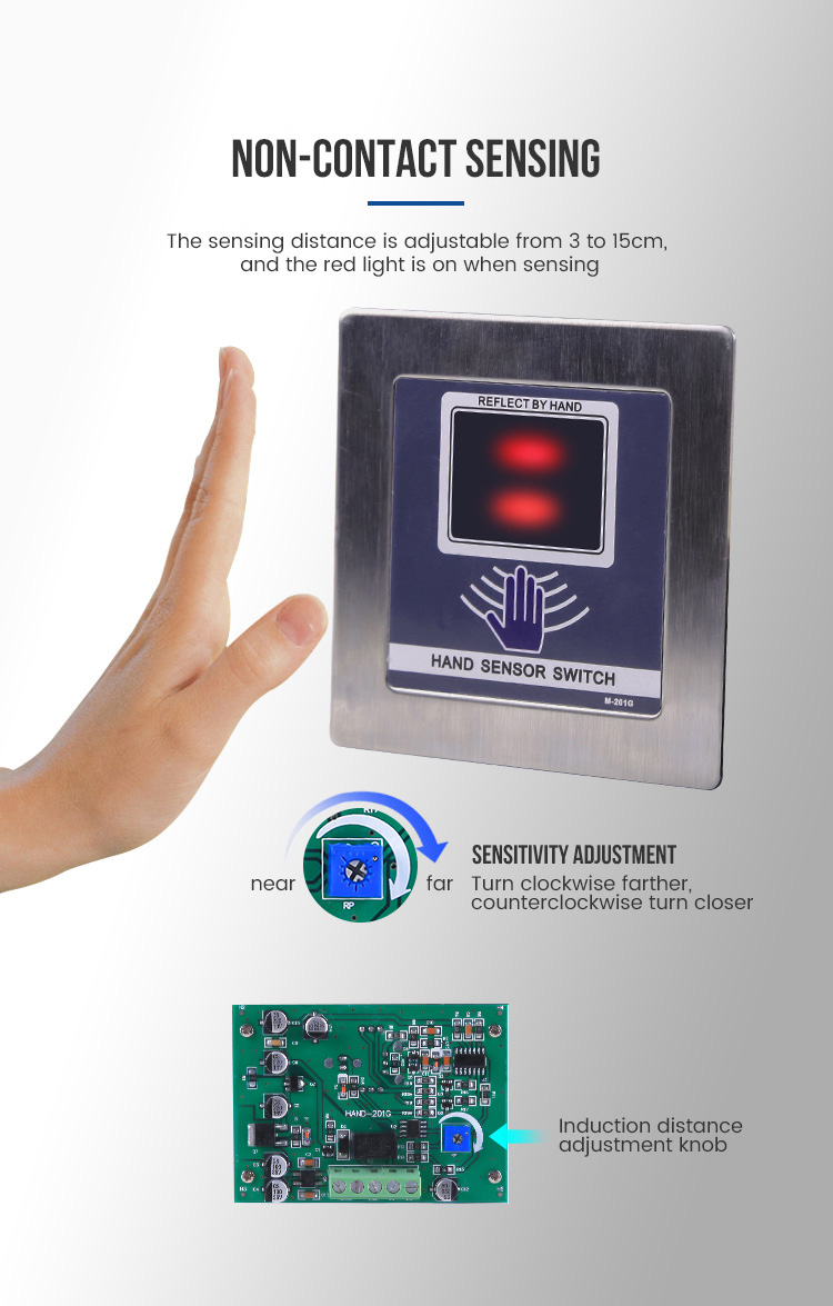 No Touch Exit Button