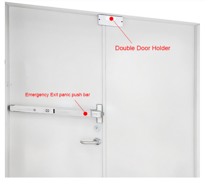 Hardware Push Bar Panic Exit Device Aluminum,with Exterior Lever